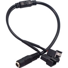 Qincao Dc 5521 - 4pin Pwm 4 Pin 2 Yollu Bilgisayar Pc Yönlendirici Fan Güç Adaptörü Kablosu 12 V (Yurt Dışından)