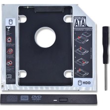 Qincao 1 Adet Kphrtek Evrensel Alüminyum 2nd HDD Caddy 12.7mm Sata 3.0 DVD Adaptörü Için 2.5 ''7-12.5mm SSD Kasa Muhafaza Cd-Rom (Yurt Dışından)