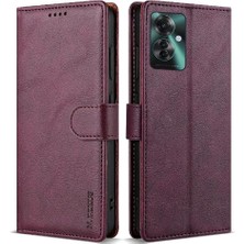 Bdt Shop Oppo RENO11 F Manyetik Kapatma Kart Yuvaları Için Flip Case Çift Katmanlı Anti (Yurt Dışından)