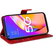 Bdt Shop Oppo A93 5g Deri Telefon Koruma Kılıfı ve Kart Yuvası ile Flip Case (Yurt Dışından)