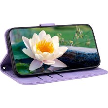 Bdt Shop Oppo Oppo 10 5g Kabartma Lotus Çiçek Kickstand Manyetik Için Flip Case (Yurt Dışından)