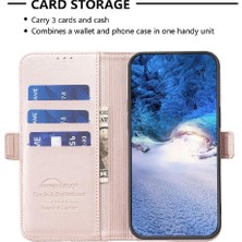 Bdt Shop Oppo Bulmak Için Flip Case X6 Kart Yuvaları Tutucu Kickstand Darbeye Tpu Pu (Yurt Dışından)