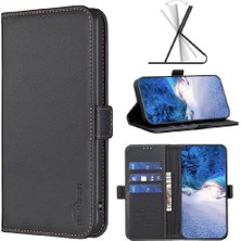 Bdt Shop Oppo Bulmak Için Flip Case X6 Pro Kickstand Manyetik Kart Yuvaları Tutucu Tpu Pu (Yurt Dışından)