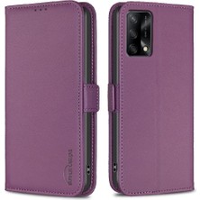 Bdt Shop Oppo A95 4g Pu Deri Cüzdan Kickstand Kart Yuvaları Tutucu Için Flip Case (Yurt Dışından)