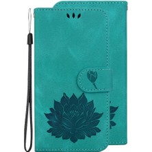 Bdt Shop Onur Için Flip Case 200 Lite Kickstand Kabartma Lotus Çiçek Cüzdan (Yurt Dışından)