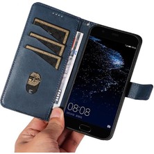 Bdt Shop Huawei P10 ve Kart Yuvası Yüksek Kaliteli Deri Telefon Kılıfı Için Flip Case (Yurt Dışından)