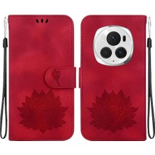 Bdt Shop Onur Sihirli 6 Pro Kabartma Lotus Çiçek Cüzdan Manyetik Için Flip Case (Yurt Dışından)