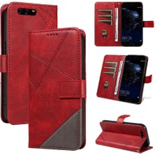 Bdt Shop Huawei P10 ve Kart Yuvası Yüksek Kaliteli Deri Telefon Kılıfı Için Flip Case (Yurt Dışından)