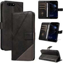 Bdt Shop Huawei P10 ve Kart Yuvası Yüksek Kaliteli Deri Telefon Kılıfı Için Flip Case (Yurt Dışından)