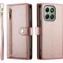 Bdt Shop Onur X6B Kickstand Cüzdan Bölmesi Bilek Kayışı Kartı Için Flip Case (Yurt Dışından)