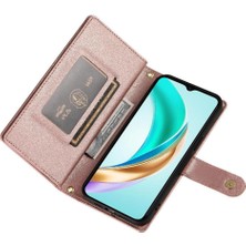 Bdt Shop Onur X6B Kickstand Cüzdan Bölmesi Bilek Kayışı Kartı Için Flip Case (Yurt Dışından)