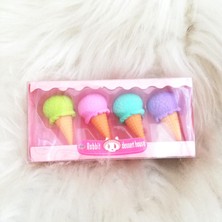 Dream Butik 4'lü Dondurma Tasarım Silgi