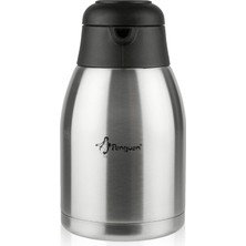 Penguen Çelik Çay Termosu - Inox - 2 Lt