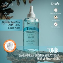 Roen Tonik Aha Bha Laktik Asit Glycolic Acid %5 Canlandırıcı Tonik 200 ml