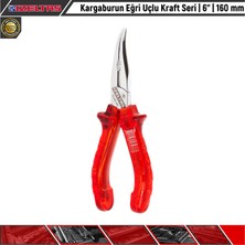 İzeltaş Kargaburun Eğri Uçlu Kraft Seri | 6” | 160 mm