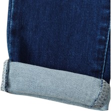 Four Clovers Erkek Çocuk Lacivert Likralı Belden Ayarlamalı Örme Denim Kumaş Kot Pantalon