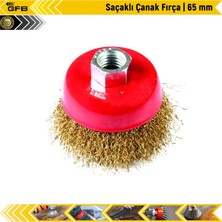 Saçaklı Çanak Fırça | 65 mm