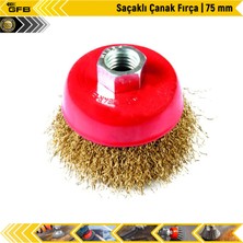 Saçaklı Çanak Fırça | 75 mm