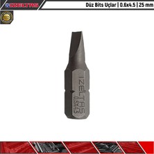 İzeltaş Düz Bits Uç | 0.6x4.5 | 25 mm