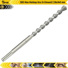Gfb Sds Max Matkap Ucu (4 Elmaslı) | 26X340 mm