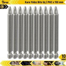 Gfb Kare Yıldız Bits Uç I Ph2 x 150 mm | 10 Adet