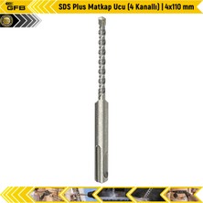 Gfb Sds Plus Matkap Ucu (4 Kanallı) | 4X110 mm