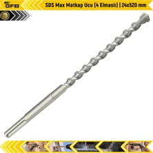 Gfb Sds Max Matkap Ucu (4 Elmaslı) | 24X520 mm