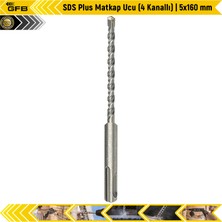 Gfb Sds Plus Matkap Ucu (4 Kanallı) | 5X160 mm