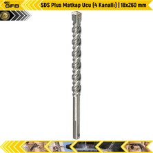 Gfb Sds Plus Matkap Ucu (4 Kanallı) | 18X260 mm