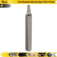 Gfb Tork Otomotiv Bits Uç Uzun| T 25 x 75 mm