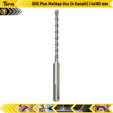 Gfb Sds Plus Matkap Ucu (4 Kanallı) | 4X160 mm