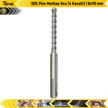 Gfb Sds Plus Matkap Ucu (4 Kanallı) | 6X110 mm