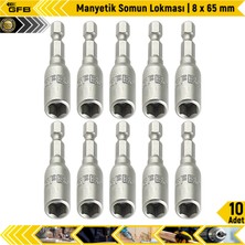 Gfb Manyetik Somun Lokması | 8 x 65 mm | 10 Adet