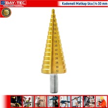 Bay-Tec Kademeli Matkap Ucu | 4-30 mm