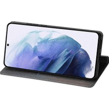 SZY Market Samsung Galaxy S21 Artı 5g Pu Deri Manyetik Kart Için Glitter Flip Case (Yurt Dışından)