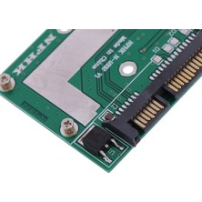 Qincao Msata SSD 2.5 ''sata 6.0gps Adaptörü Dönüştürücü Kart Modülü Kurulu Mini Pcie SSD 2021 (Yurt Dışından)