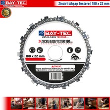 Bay-Tec Zincirli Ahşap Testere | 180 x 22 mm