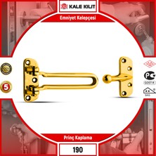 Kale Kilit Emniyet Kelepçesi | 190 | Pirinç Kaplama | 19000000022