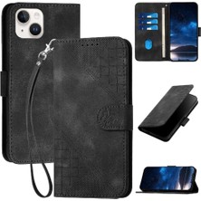 SZY Market Ayrılabilir El Kayışı ile IPhone 13 Için Flip Case Kabartmalı Kelebek Yüksek (Yurt Dışından)