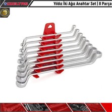 İzeltaş Yıldız Iki Ağız Anahtar Set | 8 Parça