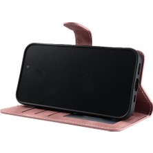 SZY Market IPhone 15 Için Flip Case Pro Cüzdan Kart Yuvaları Manyetik Kickstand Pu Bilek (Yurt Dışından)