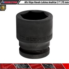 İzeltaş Altı Köşe Havalı Lokma Anahtar | 1” | 70 mm