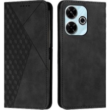 SZY Market Xiaomi Poco M6 4g Pu Deri Cüzdan Kickstand Kart Için Flip Case (Yurt Dışından)