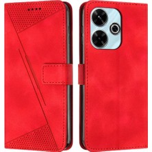 SZY Market Xiaomi Poco M6 4g Kickstand Kart Ekleme Cüzdan Pu Deri Için Flip Case (Yurt Dışından)