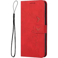 SZY Market Xiaomi Poco M6 4g Kickstand Yan Toka Pu Deri Aşk Için Flip Case (Yurt Dışından)