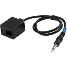 Qincao 3.5mm Erkek Jack Rj9 4P4C Dişi Adaptör Dönüştürücü Uzatma Kablosu Tel Cisco Telefon Için 3.5mm Trrs Erkek Bağlantı Noktası ile (Yurt Dışından)