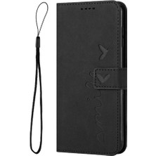 SZY Market Xiaomi Poco M6 4g Kickstand Yan Toka Pu Deri Aşk Için Flip Case (Yurt Dışından)