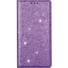 SZY Market Samsung Galaxy S21 Için Glitter Flip Case Ultra 5g Flip Case Cüzdan Pu (Yurt Dışından)