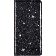 SZY Market Samsung Galaxy S23 Ultra Pu Deri Kart Tutucu Için Glitter Flip Case (Yurt Dışından)