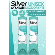 Silver Fresh-Up Ayakkabı Deodorantı Koku Giderici Önleyici Sprey 100 ML 2 Adet + Ayakkabı Çekeceği Hediyeli